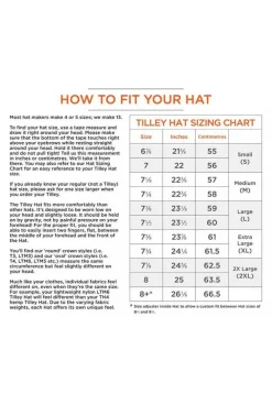 Heren Tilley Handschoenen, Hoofddeksels E.D.|T4MO-1 hiker's hat