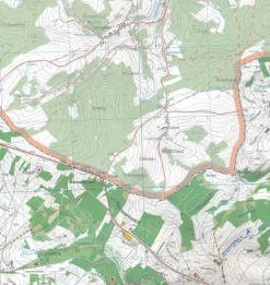 Topo Luxemburg Benelux|Topografische kaart R4