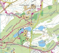 Topo Luxemburg Benelux|Topografische kaart R4