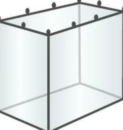 Travelsafe 2 Persoons Klamboes|Boxstyle Tweepersoons niet-geïmpregneerde klamboe