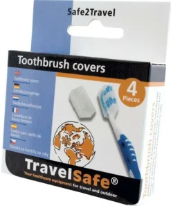 Travelsafe Onderweg|Toothbrush Cover per 4 beschermhoes voor tandenborstel