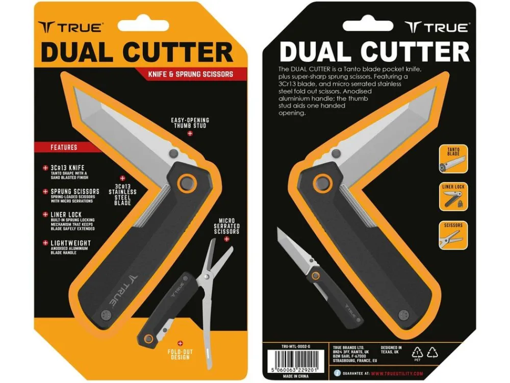 True Utility Zakmessen|True Dual Cutter Clam