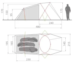 VAUDE Tenten|Allround Chapel XT 3P