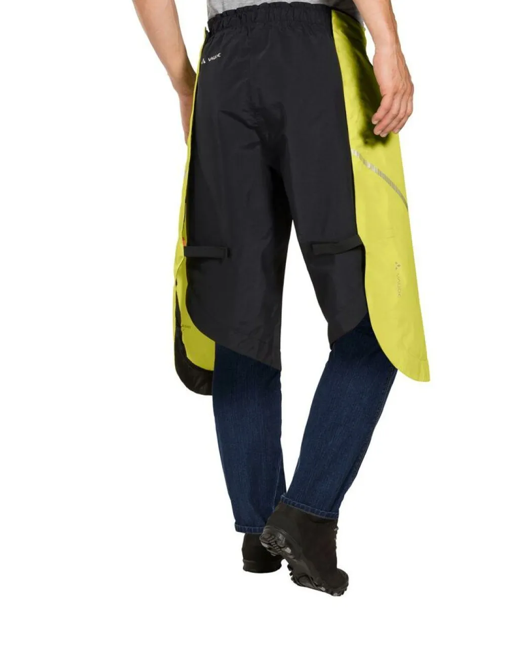 Heren VAUDE Fietskleding Heren|Fietskleding Heren|Bike Chaps - korte fietsregenbroek