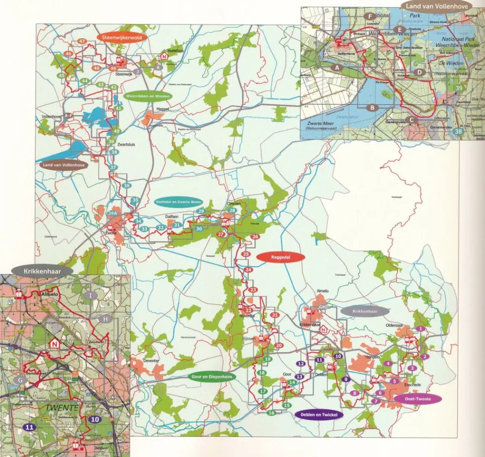 Wandelplatform LAW Benelux|Wandelgids LAW 12 Overijssels Havezatenpad
