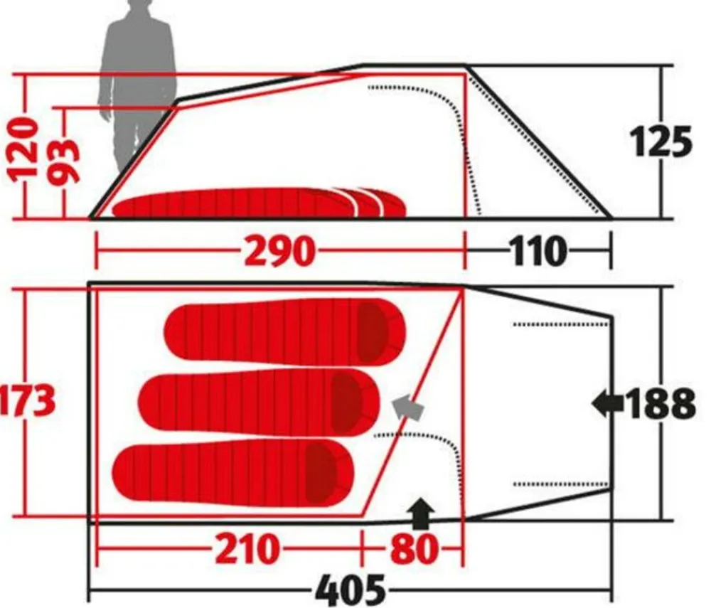 Wechsel Tenten|Outpost 3 TL oak